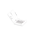 12mm západkový obojstranný RGBW LED páskový konektor