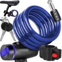 SOLID BIKE LOCK BIKE LOCK KÁBEL S KĽÚČOM DLHÝ 1 meter