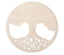 KOLESO DREVENÝ strom života RIM panel 30cm