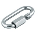 Pozinkovaný skrutkový článok, karabina, 10 mm konektor