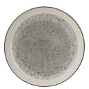 DEZERTNÝ TANIER béžová a zelená pr. 20 cm