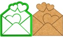 Vykrajovač na sušienky Heart Envelope