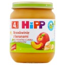 Broskyne s banánmi po 4 mesiacoch HiPP BIO 125g