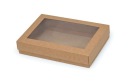 LEPENÝ BOX S OKIENKOM NA SUSHI SUSHI 26/19/6cm ČERVENÝ PLAST