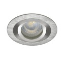 KANLUX Oczko LED stropné halogénové svietidlo pohyblivé SEIDY 10W GU10 strieborné