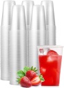 Priehľadné plastové poháre 200 ml, 100 kusov