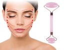 Jade Roller Pink Jade masážny prístroj na tvár, krk a dekolt