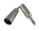 Adaptér 6.3 mono jack konektor / XLR 3p konektor (1601a)