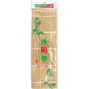 Bambusová sushi podložka na balenie Jade Temple roliek 24x24 cm bez laku