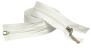 Rozvodný zips, biely, 65 cm