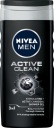 NIVEA ACTIVE CLEAN Pánsky sprchový gél 3v1 s aktívnym uhlím 250ml