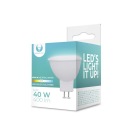 LED žiarovka GU5.3 MR16 6W 12V 4500K 400lm 120° FL