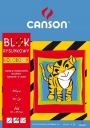 FAREBNÝ BLOK A4 CANSON 10 listov