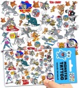 UMÝVAJÚCE DOČASNÉ TETOVANIE PRE DETI TOM A JERRY ORIGINÁLNE DIZAJNY