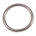 KOVOVÝ Prsteň 30 mm STRIEBORNÝ