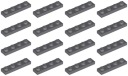 LEGO 3710 TANIER 1x4 tmavosivá NOVINKA (10g) 16 ks