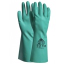 Vločkované rukavice z chemickej gumy Active Chem H4011 veľ. 11/XXL
