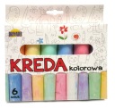 chodníková krieda 6 farieb Jumbo Dromader