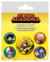 Sada 5 ks štipcov My Hero Academia Chibi, štipcov na oblečenie