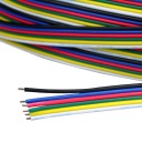 KÁBEL PRE RGB+CCT LED PÁS 6 VODIČOV / 1 METER