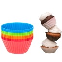 12x Silikónová forma na košíčky, muffiny a formičky