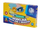Astra modelovacia hmota 6 farieb pastelové trblietky 304118001