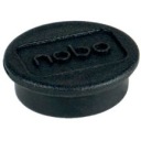 Tabuľové magnety 24mm, čierne (10 ks) 1915291 NOBO