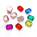 Kamienky na šitie Akryl 10x8x3mm 10 ks