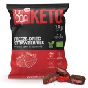 Jahody v tmavej čokoláde bez pridaného cukru keto BIO 40g