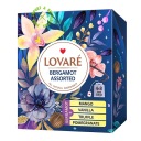 Lovare Bergamot Rozmanitý čajový set perfektný darček 4 príchute 32 obálok