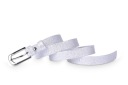 Klasický perleťový strieborný dámsky opasok, 2 cm