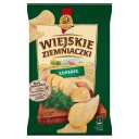 Wiejskie Ziemniaczki Chipsy s kôprom príchuťou 130 g