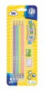 Astra ceruzka s gumou HB pastel 4 ks ceruzky
