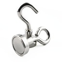 SILNÝ NEODYMIOVÝ MAGNET 16 MM SO STROPNÝM HÁKOM