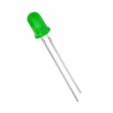 LED 5mm Zelená 10 kusov