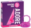 Vibračný krúžok Adore s rukávom na penis