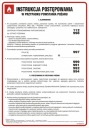 Uverejnite pokyny. v prípade požiaru