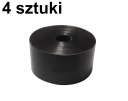 Antivibračná podložka, gumový izolátor vibrácií 40 x 8 x 20 mm - 4 kusy