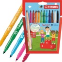 Vonné fixky Stabilo TRIO A-Z, 12 farieb