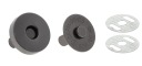 Magnetická spona 18/18 mm čierny nikel