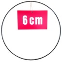 ČIERNY krúžok/ráfik pre lapače snov a makramé 6 cm