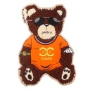 Nášivka El Chapo Teddy Bear, veľká vyšívaná aplikácia