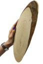 PLÁSOK KONSKÉHO DREVA, ELIPTICKÝ, ŠIKMÝ, 25-30 CM, DEKORATÍVNY PODNÁK, DREVO