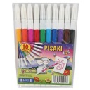 KAMET školské fixky, fixky, fixky, 10 farieb