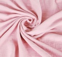 LuxTextil MUSLÍN DVOJITÁ GÁZOVÁ LÁTKA 100% BAVLNA 125g/m Jednofarebná 155cm