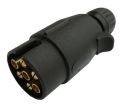 ZÁSTRČKA 7PÓLOVÁ 12V/24V - PLAST