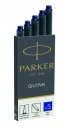 PARKER MODRÉ NÁPLŇKY 5 KS DLHÉ PRE ATRAMENTOVÉ PERÁ 1950384 ORIGINÁL