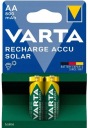 2x AA R6 800mAh NiMH 1,2V batéria Varta Solar