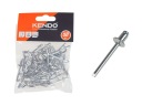 SADA HLINÍKOVÝCH SLEPÝCH NITOV 50 KUSOV 4,8x6,4mm
