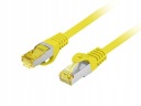 PATCHCORD KÁBEL CAT.6A S/FTP 0,5M YELLOWLANBERG